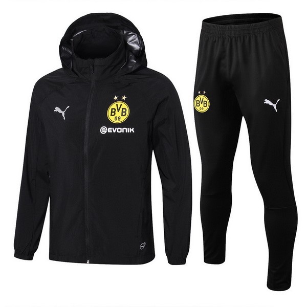 Rompevientos Borussia Dortmund Conjunto Completo 2018-19 Negro